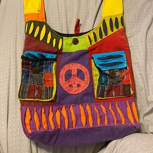 hippie over the shoulder/crossbody bag